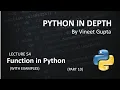 Lecture 54 Function in Python Part - 10
