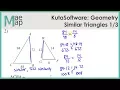 KutaSoftware Geometry - Similar Triangles Part 1