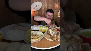 الباچة العراقية مع مقادم بقر وممبار مع تمن بسمتي وعدس 