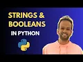 Operations on Strings and Booleans Python for Data Science Anant Agarwal Complete Data Science