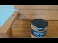 See this beautiful stain on wood BEHR Premium 1 gal - 533 Cedar Naturaltone Semi-Transparent Wate
