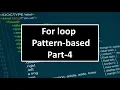 for loop pattern part 4