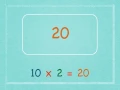 2 x Table Flashcards Practice Out of Order