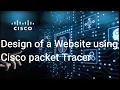 Design of a Website using Cisco packet Tracer