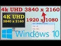 Lagu Force 4k resolution Windows 10 - No 4k (3840 x 2160) resolution Fix
