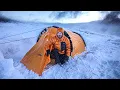 Download Lagu The WORST Blizzard I Have Ever Camped In - Forced to SHELTER- Winter Tent Camping Survival 
