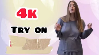 4K Transparent Lingerie See-Through Dresses Micro Bikini Try-On Haul 4K