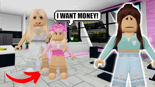 MY NEW SISTER IS A SPOILED BRAT BROOKHAVEN ROLEPLAY JKREW GAMING