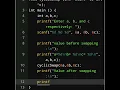 C Program to Swap Elements Using Call by Reference
