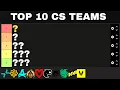 My Tierlist of the current TOP 10 HLTV ranked teams
