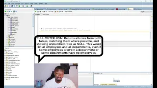 SQL Joins Tutorial FULL OUTER JOIN SELF JOIN Explained Beginner Friendly