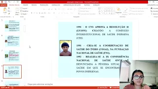 AULA ATENÇÃO A  POPULAÇÃO INDÍGENA