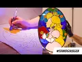Creating a N64 Princes Peach window in stained glass Stained Glass Geek D I Y