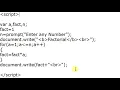 Factorial Program in JavaScript in Hindi By Anu Monga