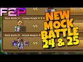 NEW MOCK BATTLE 24 25 CENTAUR KNIGHT ARCANE WEAPON SUMMONERS WAR