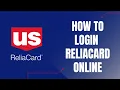 US Bank ReliaCard Login Sign In ReliaCard