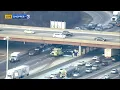 Semi hits bridge on I-55 Stevenson Expy near La Grange Road