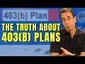 The Shocking Truth About 403 b Plans