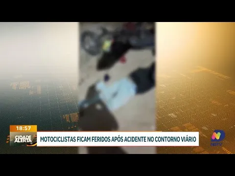 Acidente no Contorno Viário deixa motociclistas feridos