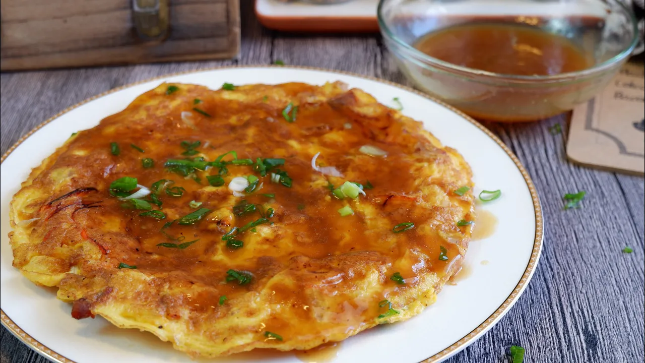Quick & Easy Egg Foo Young w/ Gravy  Chinese Omelette Recipe   Chinese Egg Recipe   Chinese Food
