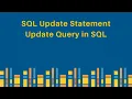SQL UPDATE Statement Update Query in MSSQL SQL Tutorial in URDU - Hindi 09