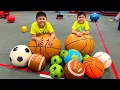 Download Lagu Troy and Izaak Pretend Play Sports at Indoor Playground TBTFUNTV