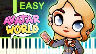 Stardust Grand Hotel Song | AVATAR WORLD - EASY Piano Tutorial