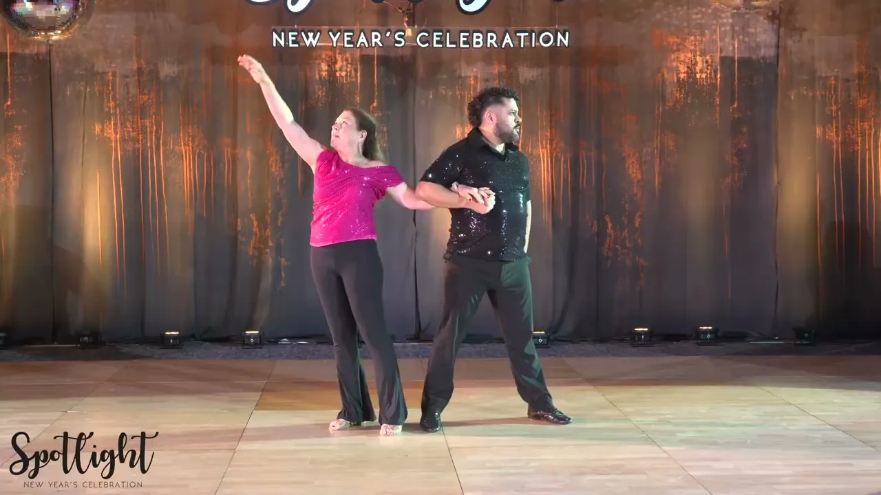 Spotlight New Year's Celebration 2025/2026 Pro Am Novice Routine Kim Salvesen with Derek Leyva