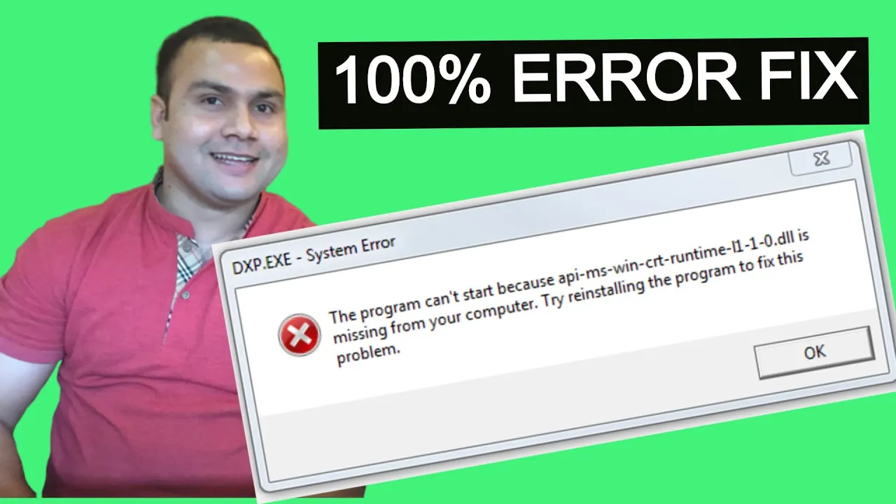 Mengatasi Gagal Install Mendeley karena System Error api-ms-win-crt-runtime-l1-1-0.dll