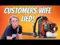 How to fix a burned up Husqvarna 150BT backpack Shop Trash into Treasure VLOG Repair