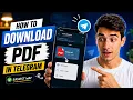 How to download PDF in Telegram Proven Fix 2026 Tutorial