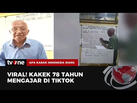 Melan Achmad, Kakek 78 Tahun Mengajar Matematika di Tiktok