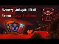 ALL UNIQUE items from lava fishing - Terraria 1 4 item showcase