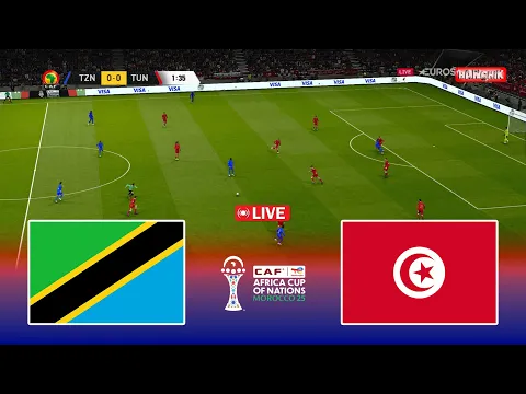 Video Thumbnail: 🔴TANZANIA vs TUNISIA - CAF Africa Cup of Nations 2025 | Pes 21 Simulation Gameplay