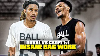 NBA PRO vs Overseas PRO Was One of The MOST SKILLED 1v1s We ve EVER HAD Duval vs Croft