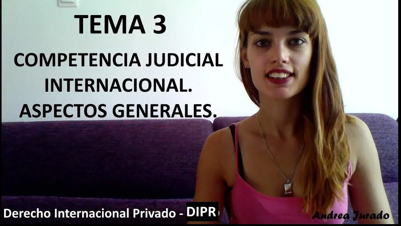 3: Competencia judicial internacional. // DIPr - 1P
