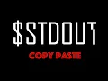 stdout - Copy Paste