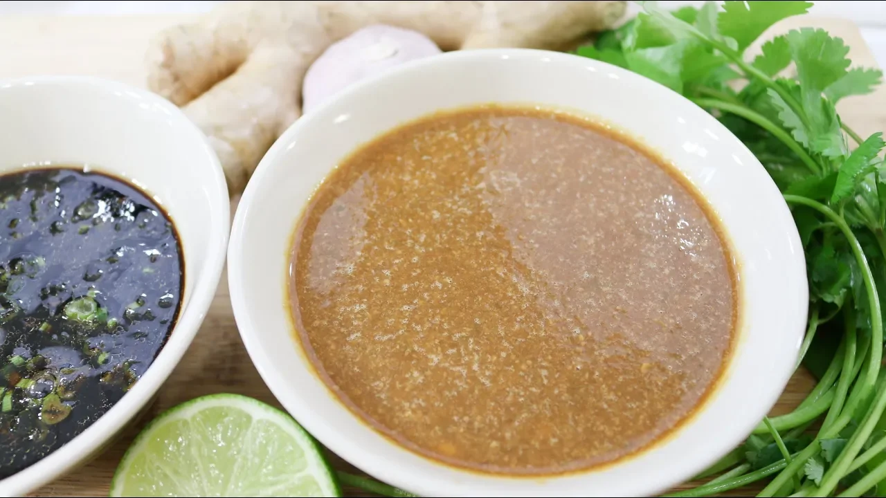 Thai Style Hainanese Chicken Rice Sauce (Khao Mon Gai Sauce)     - Episode 201