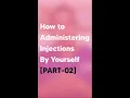 How to Inject yourself Part 2 #reels #youtubeshorts #pregnancy #injection #fertility