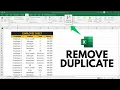 Remove Duplicate Values but keep one value in Excel