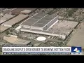 Deadline dispute over order to remove rotten food