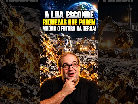 A LUA ESCONDE RIQUEZAS QUE PODEM MUDAR O FUTURO DA TERRA!#sergiosacani #astronomia #lua #terrasraras