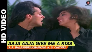 aaja aaja give me a kiss love s p balasubrahmanyam k s chitra salman khan u0026 revathi