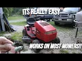 Changing The Sparkplug In Toro Wheel Horse Riding Lawnmower