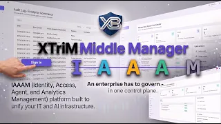 Introducing XTriM Middle Manager The Ultimate Enterprise IAAAM Platform