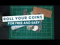 Roll Your Coins with Sheet of Paper FREE and EASY - Coin Roll Hunting