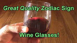 BEAUTIFUL 20oz Zodiac Sign Stemless Wine Glasses GunFawn Brand Astrology Glasses Women Men REVIEW