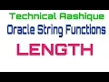 length Functions in Oracle string functions