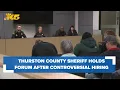 Thurston County Sheriff holds forum after hiring former officer acquitted in Manuel Ellis death