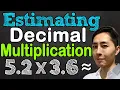 Estimate Decimal Multiplication Decimal Products Estimate